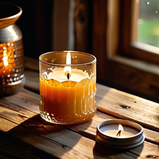 Hand-Poured Soy Candles in Recycled Glass