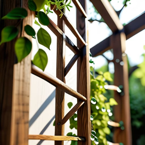 Constructing a Trellis to Support Your Climbing Plants